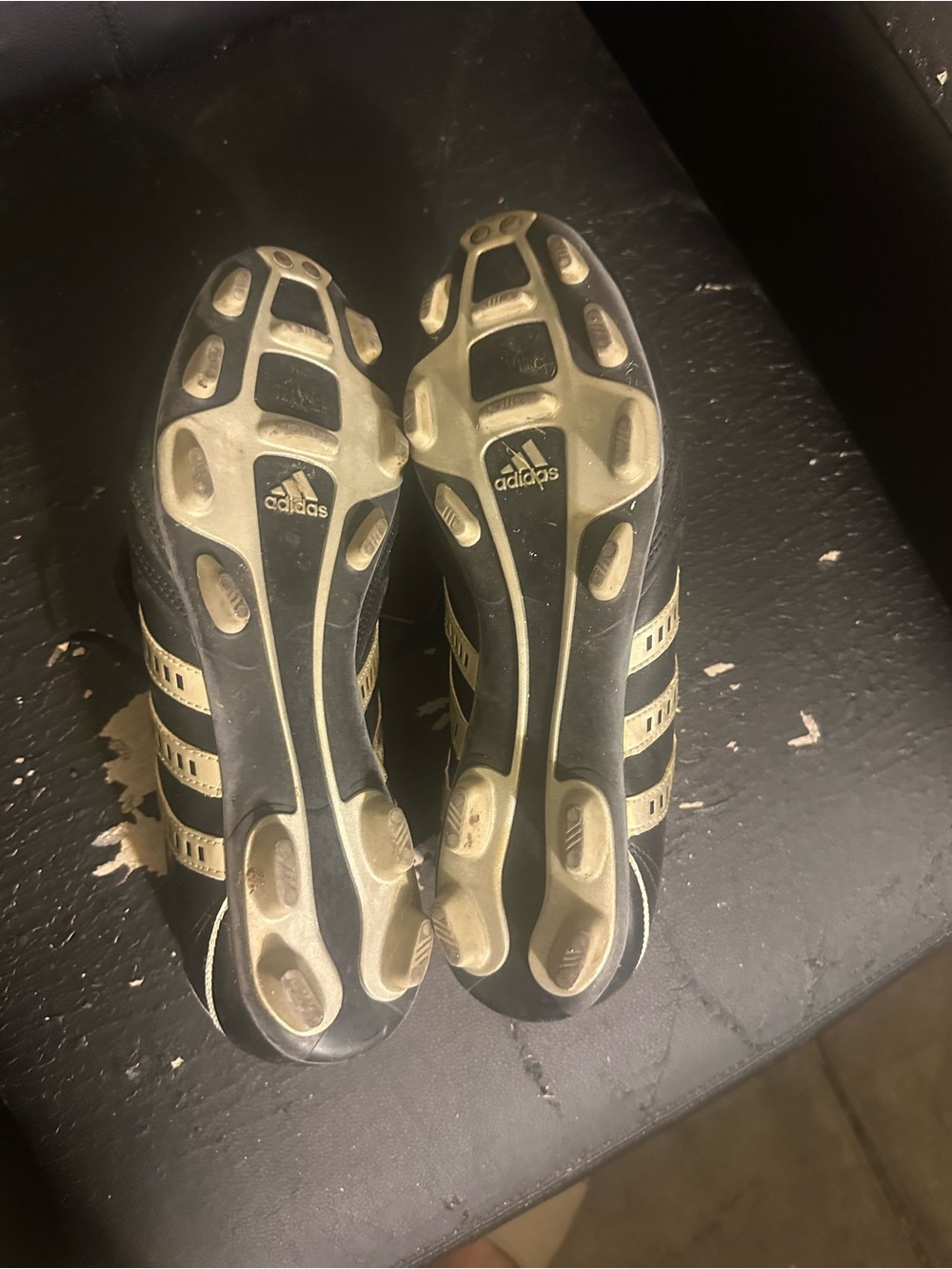 adidas Black Men's Athletic Soccer Cleats - Picture 4 of 4